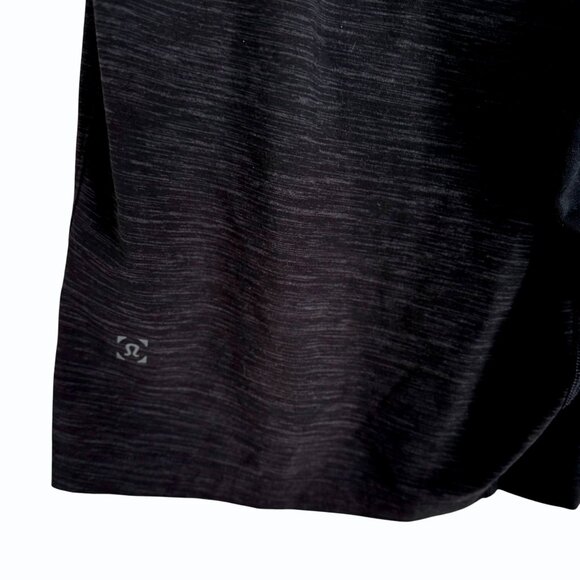 Lululemon T.H.E. Shorts Linerless‎ Heathered Black Mens M Workout Train Athletic - Picture 7 of 12
